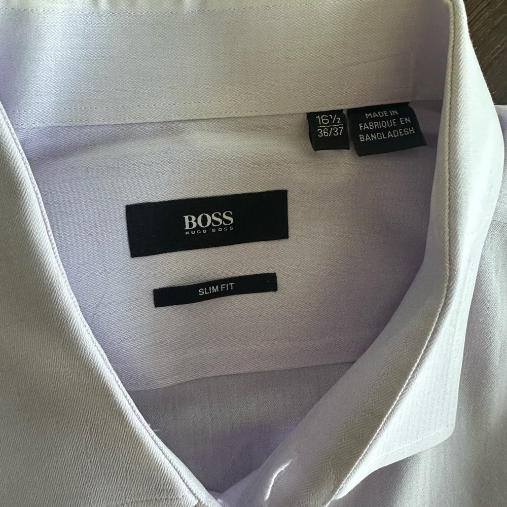 BOSS Men's Slim Fit Fusia Shirt